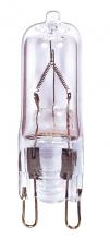 Satco Products Inc. S4621 - 35 Watt; Halogen; T4; Clear; 2000 Average rated hours; 400 Lumens; Double Loop base; 120 Volt