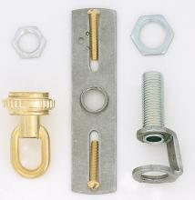 Satco Products Inc. S70/350 - Screw Collar Loop Kit; Brass Finish