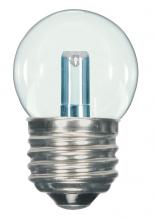 Satco Products Inc. S9160 - 1.2 Watt LED; S11; Clear; 2700K; Medium base; 120 Volt; Carded