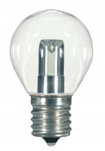 Satco Products Inc. S9167 - 1 Watt LED; S11; Clear; 2700K; Intermediate base; 120 Volt; Carded