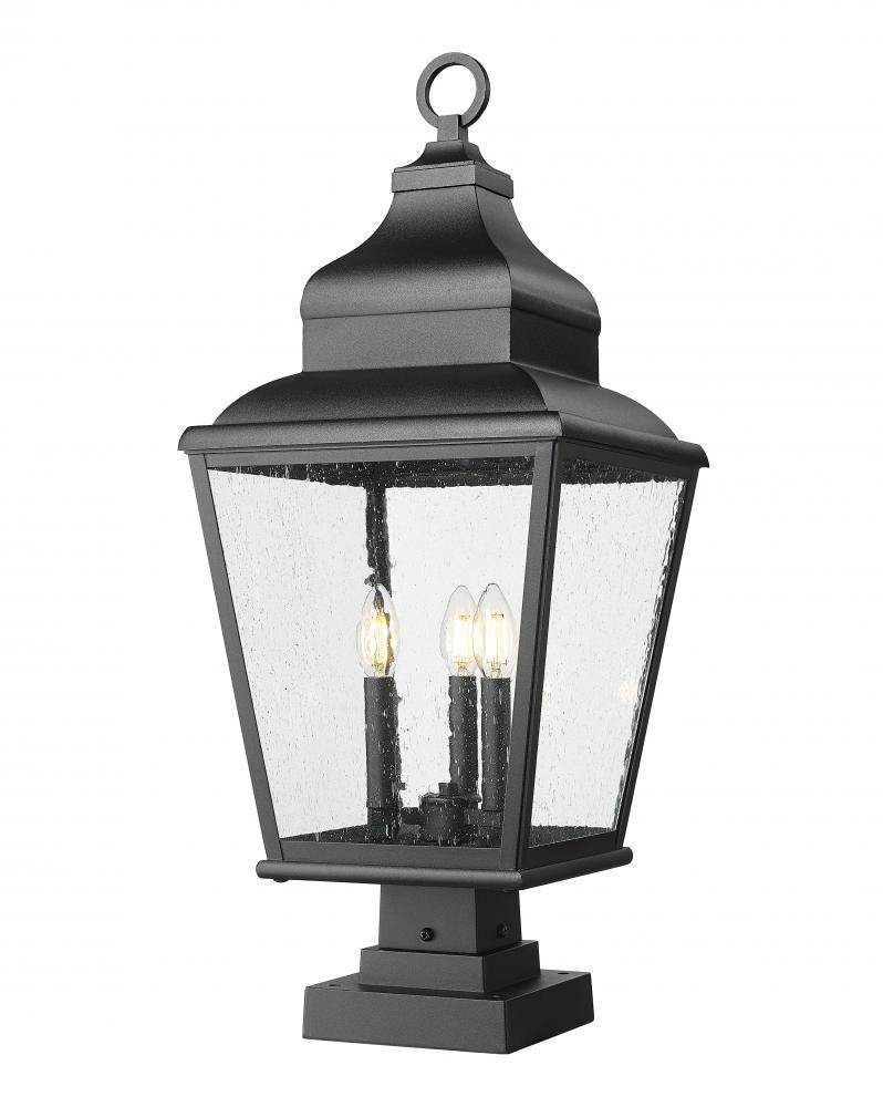 3 Light Outdoor Pier Mounted Fixture