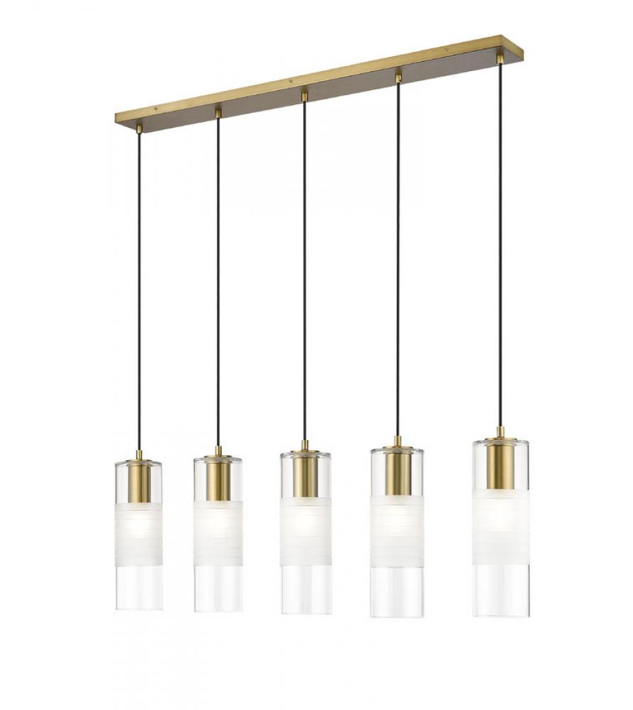 5 Light Linear Chandelier