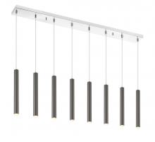 Z-Lite 917MP12-PBL-LED-8LCH - 8 Light Linear Chandelier