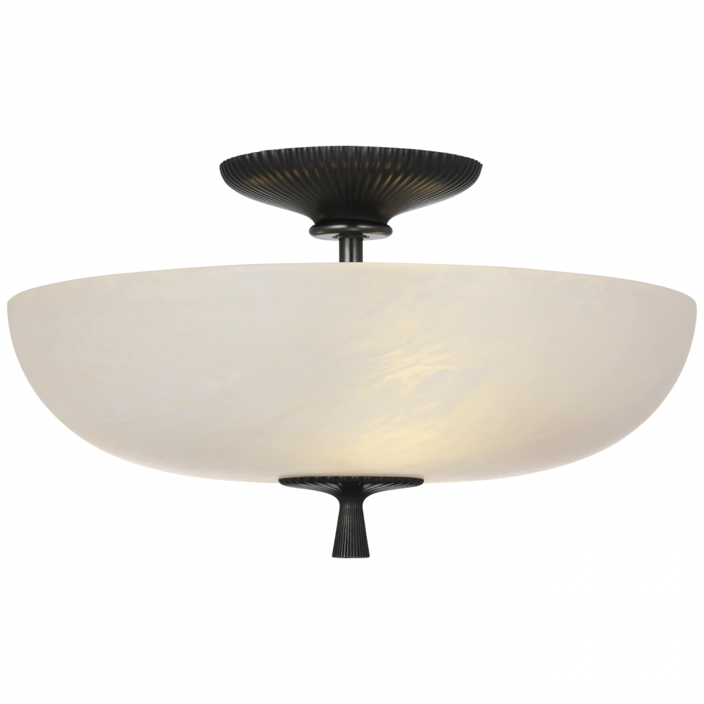 Pascal 14" Bowl Semi-Flush Mount