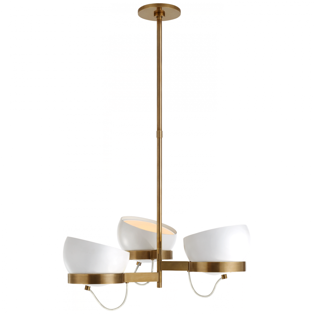 Lightwell Medium Triple Chandelier