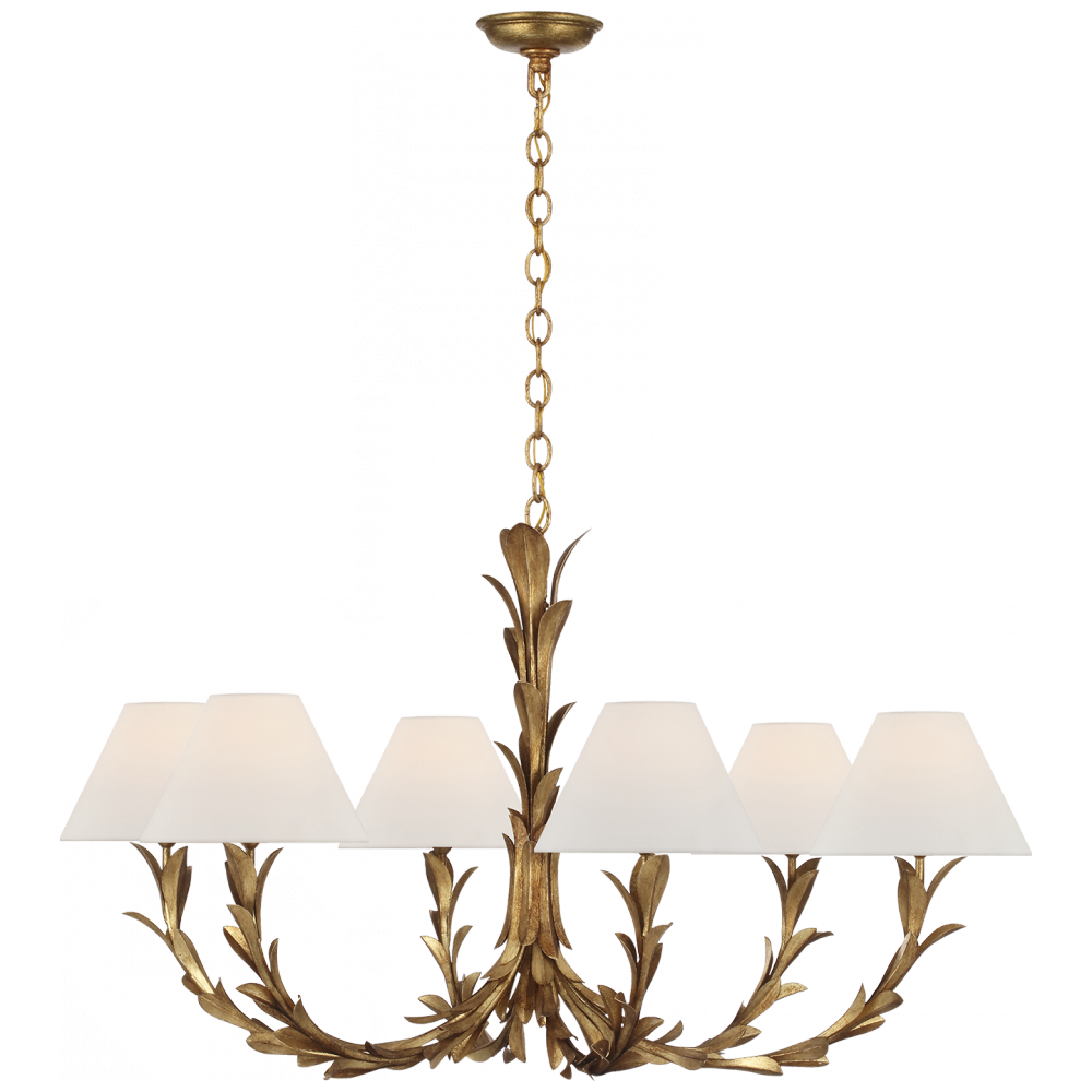 Provenz 42" 6 Light Chandelier