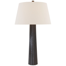 Visual Comfort & Co. Signature Collection CHA 8906AI-L-CL - Fluted Spire Large Cordless Table Lamp