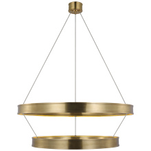 Visual Comfort & Co. Signature Collection CHC 1618AB - Connery 40" Two-Tier Ring Chandelier