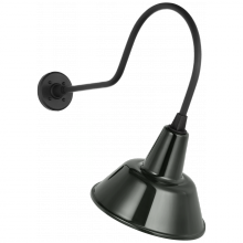 Visual Comfort & Co. Signature Collection TOB 2803MBK/S1-G - Academy 26" Angled Flynn Barn Light