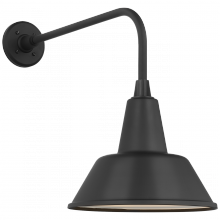 Visual Comfort & Co. Signature Collection TOB 2809MBK/S1-MBK - Academy 20" Rex Barn Light