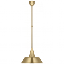 Visual Comfort & Co. Signature Collection TOB 5803HAB-HAB - Academy 16" Bowers Pendant