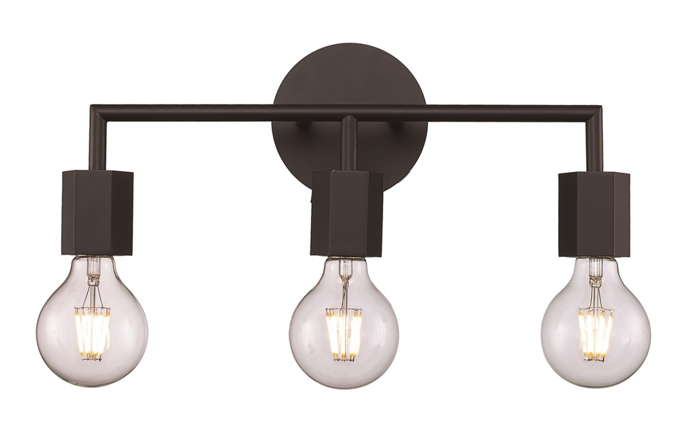 Placerville Bulb-Style Industrial 3-Light Vanity Light