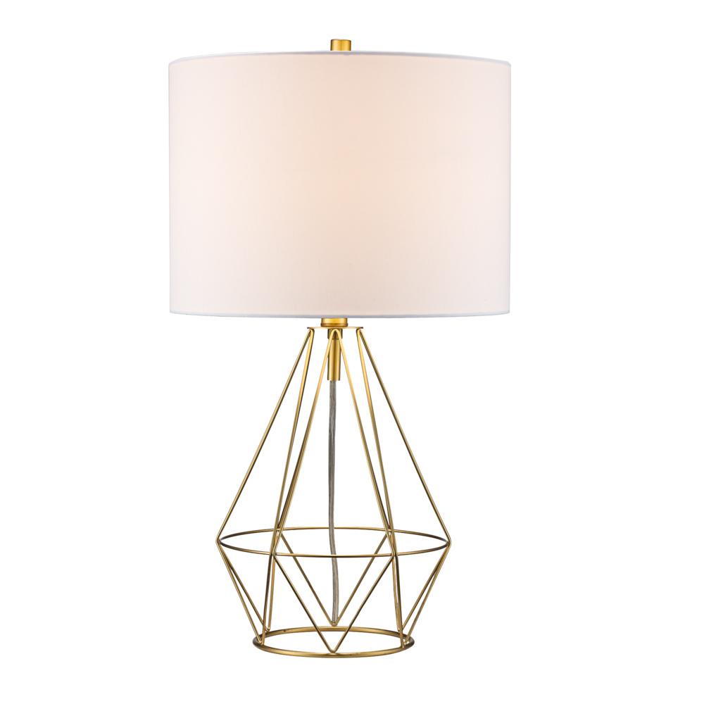 1LT TABLE LAMP-GEOMETRIC FRAME