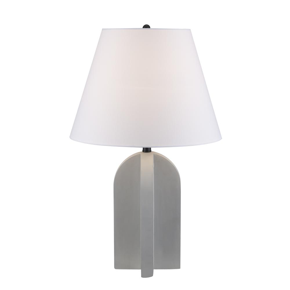1LT TABLE LAMP-13" HALF ARCH-C