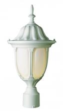 Trans Globe 4042 BC - Hamilton 1-Light Opal Glass Traditional Outdoor Post Mount Lantern Head