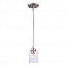 Trans Globe 80520 BN - 1LT MINI PENDANT-DOUBLE DISK-B