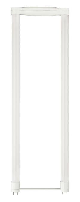 18W 23 Inch T8 Ballast Bypass U-Bent Linear LED 3500K Medium BiPin Base, Box