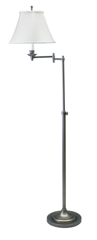 Club Adjustable Swing Arm Floor Lamp