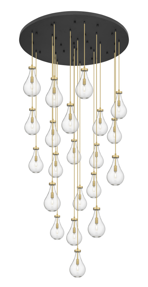 Owego - 21 Light - 48 inch - Brushed Brass - Multi Pendant