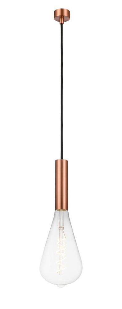 Edison - 1 Light - 5 inch - Antique Copper - Cord hung - Mini Pendant
