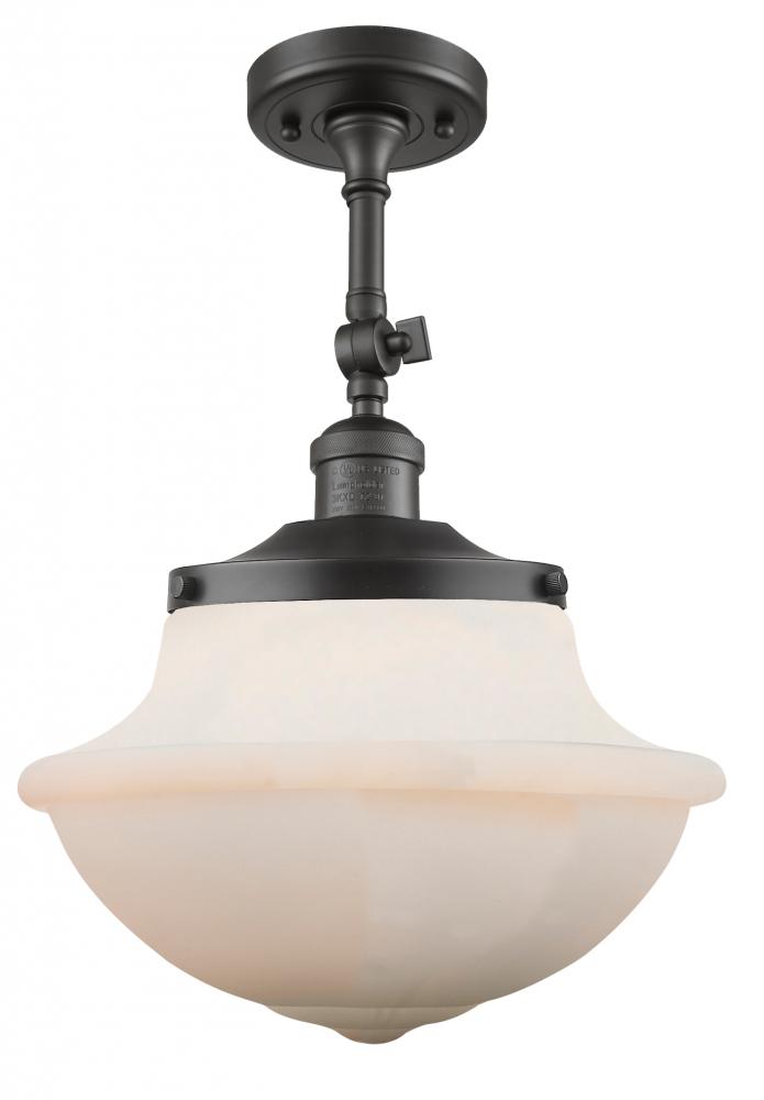 Oxford - 1 Light - 7 inch - Oil Rubbed Bronze - Adjustable Semi-Flush Mount