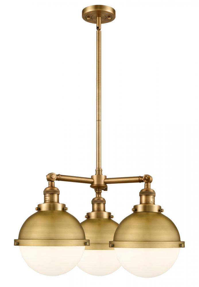 Hampden - 3 Light - 22 inch - Black Antique Brass - Stem Hung - Chandelier