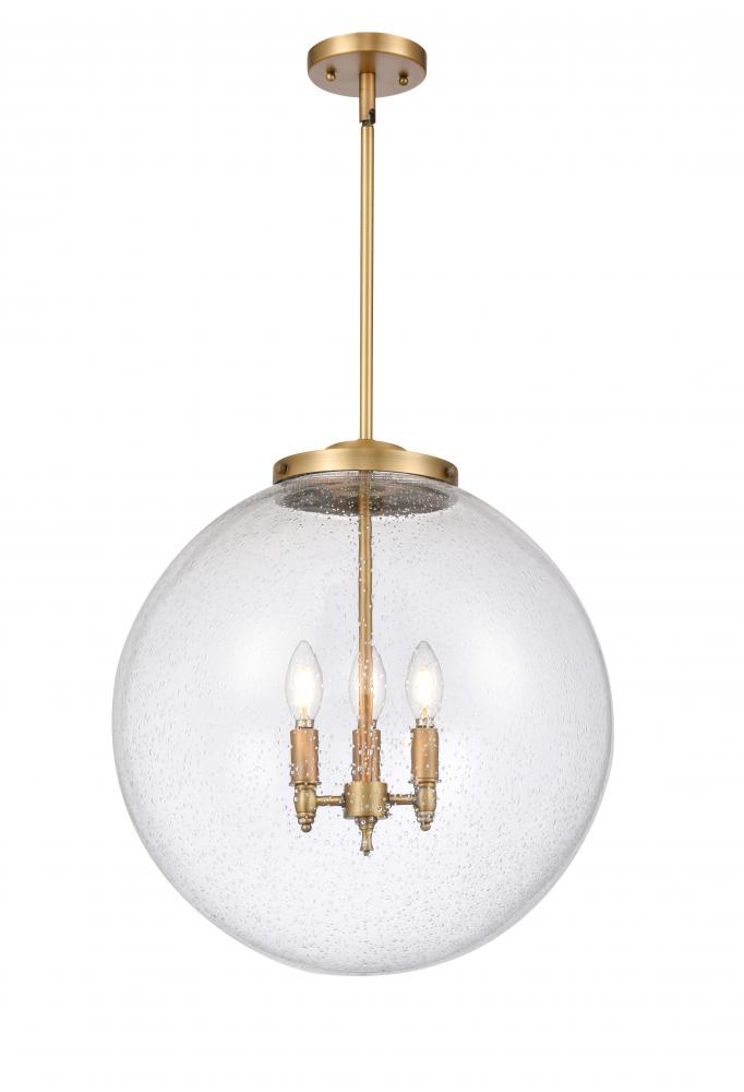 Beacon - 3 Light - 18 inch - Brushed Brass - Stem hung - Pendant