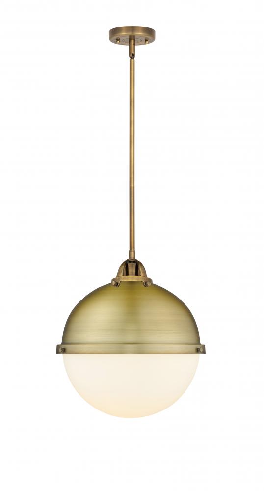 Hampden - 1 Light - 13 inch - Brushed Brass - Stem hung - Pendant