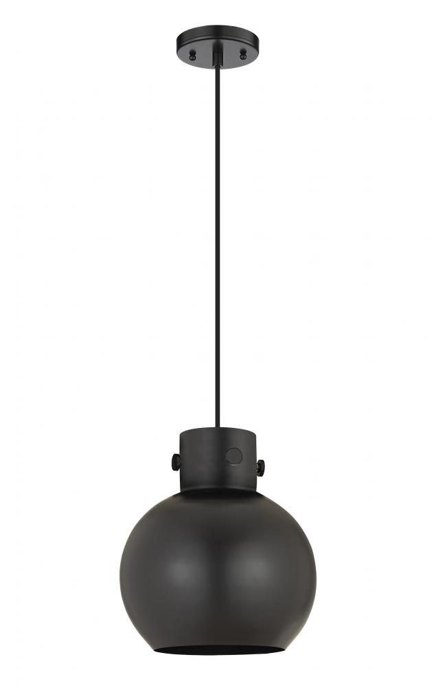 Newton Sphere - 1 Light - 10 inch - Brushed Brass - Cord hung - Pendant