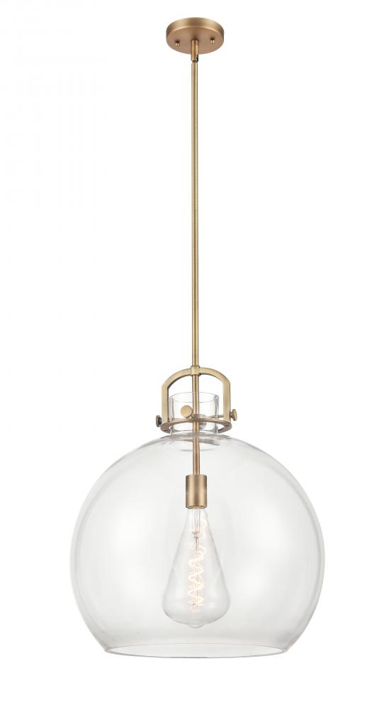 Newton Sphere - 1 Light - 18 inch - Brushed Brass - Multi Pendant