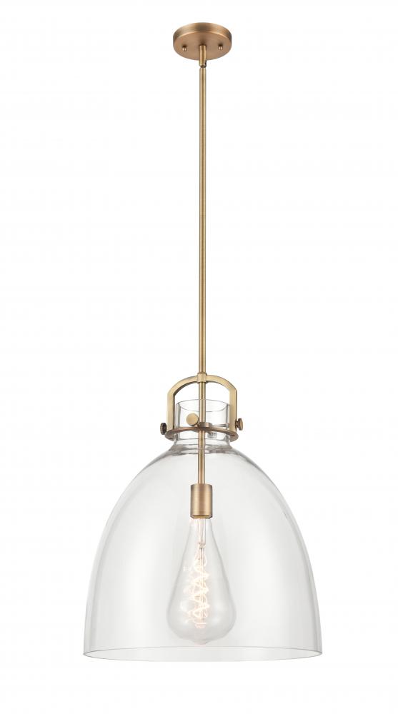 Newton Bell - 1 Light - 16 inch - Brushed Brass - Multi Pendant