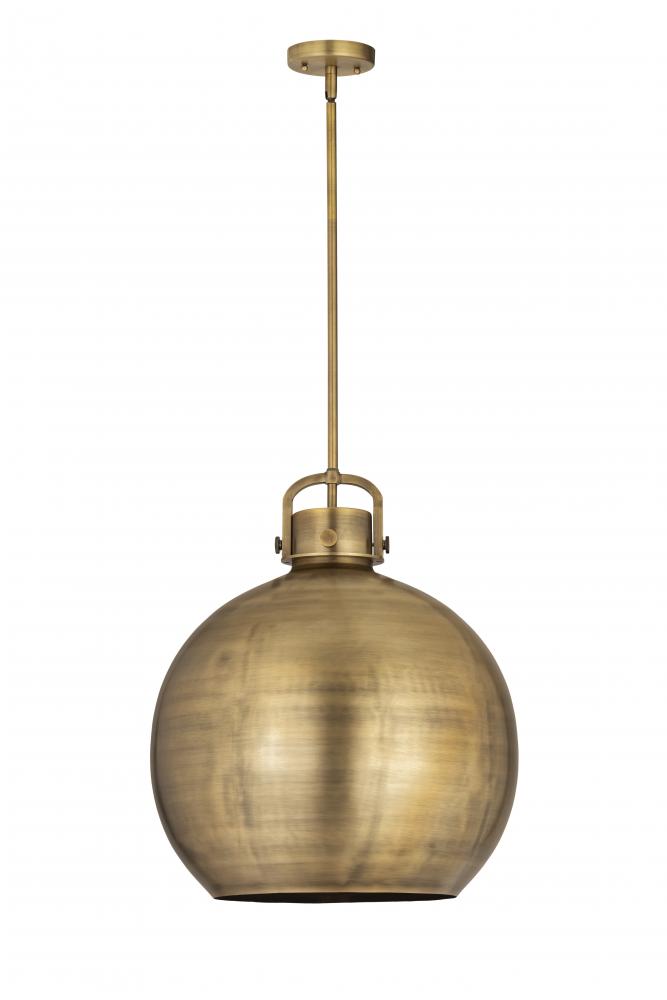 Newton Sphere - 1 Light - 18 inch - Brushed Brass - Multi Pendant