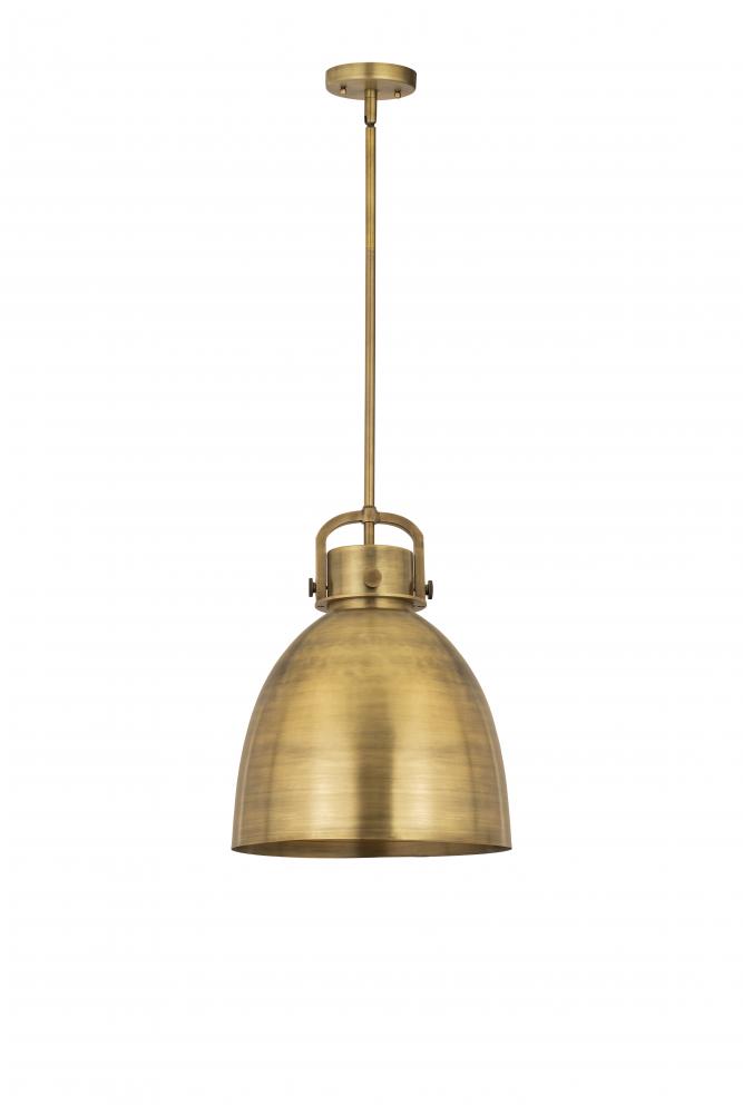 Newton Sphere - 1 Light - 14 inch - Brushed Brass - Pendant