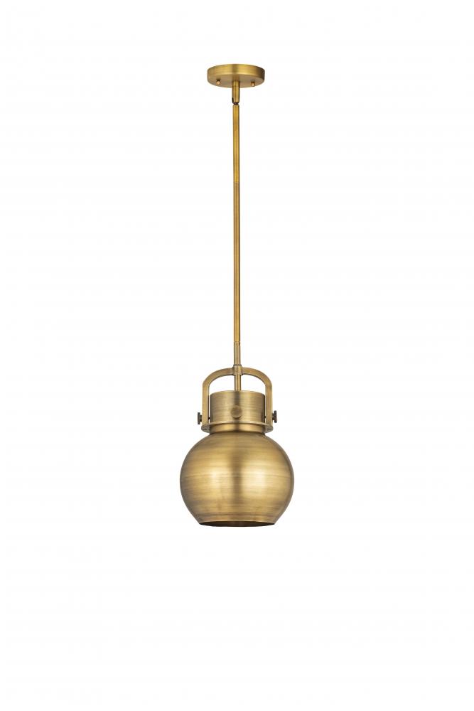 Newton Sphere - 1 Light - 8 inch - Brushed Brass - Multi Pendant