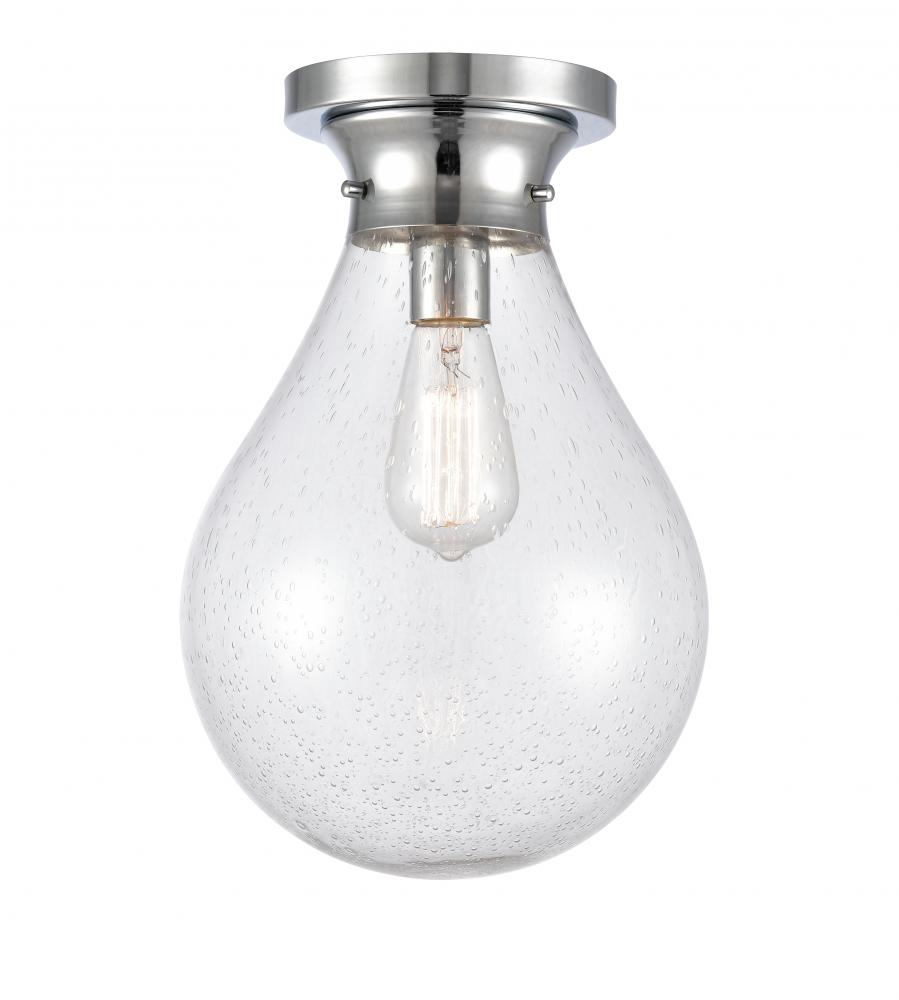 Genesis - 1 Light - 10 inch - Polished Chrome - Flush Mount