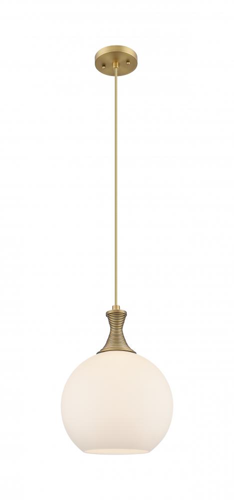 Astor - 1 Light - 10 inch - Brushed Brass - Cord hung - Mini Pendant