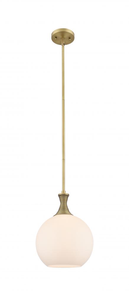 Astor - 1 Light - 10 inch - Brushed Brass - Mini Pendant