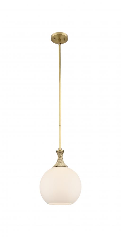 Astor - 1 Light - 10 inch - Brushed Brass - Mini Pendant