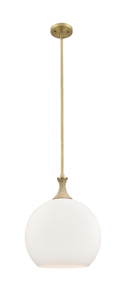 Astor - 1 Light - 14 inch - Brushed Brass - Pendant