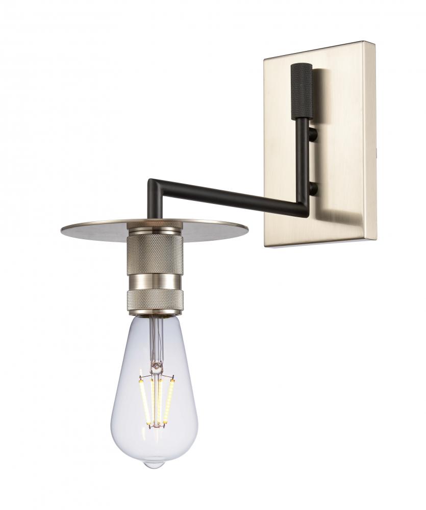 Aurora - 1 Light - 6 inch - Black Satin Nickel - Sconce