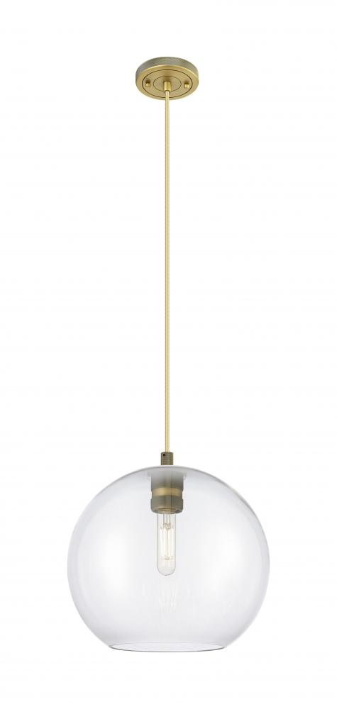 Crown Point - 1 Light - 10 inch - Brushed Brass - Pendant