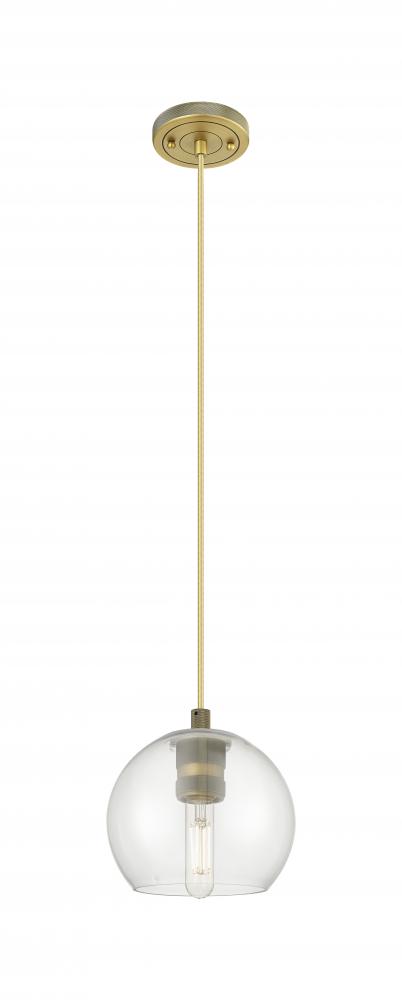 Crown Point - 1 Light - 6 inch - Brushed Brass - Pendant