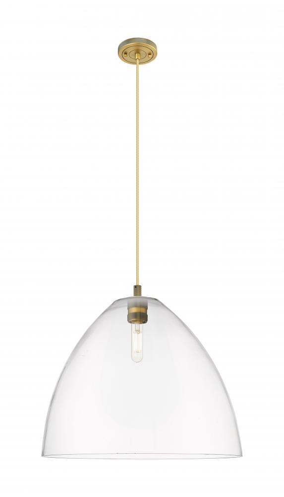 Crown Point - 1 Light - 16 inch - Brushed Brass - Pendant