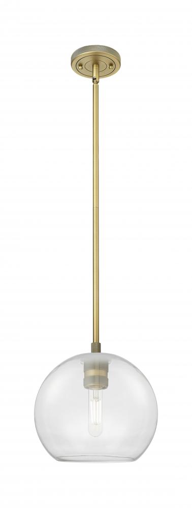 Crown Point - 1 Light - 8 inch - Brushed Brass - Pendant