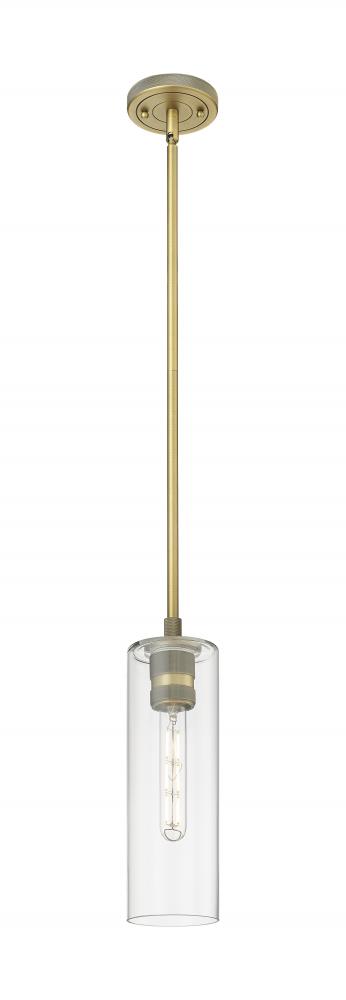 Crown Point - 1 Light - 5 inch - Brushed Brass - Pendant