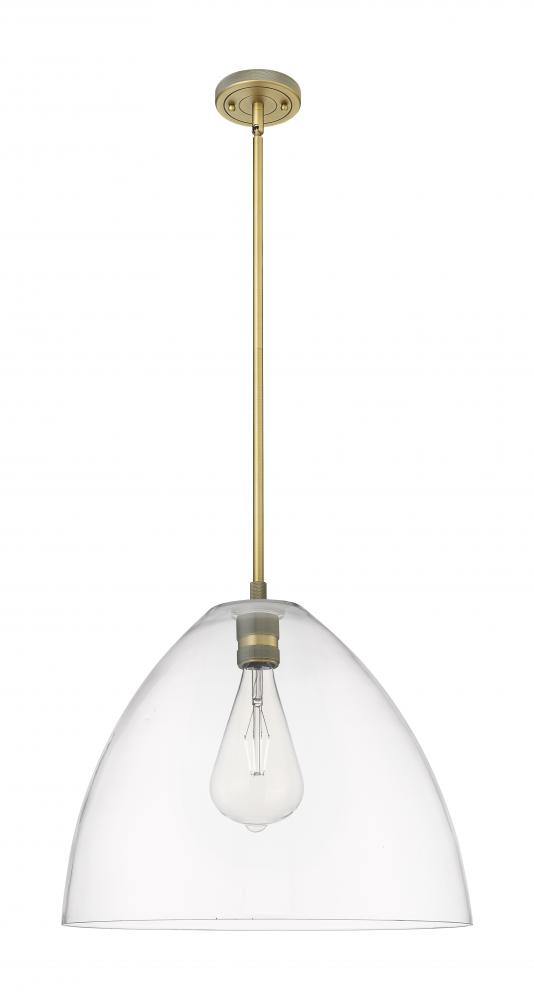 Crown Point - 1 Light - 16 inch - Brushed Brass - Pendant