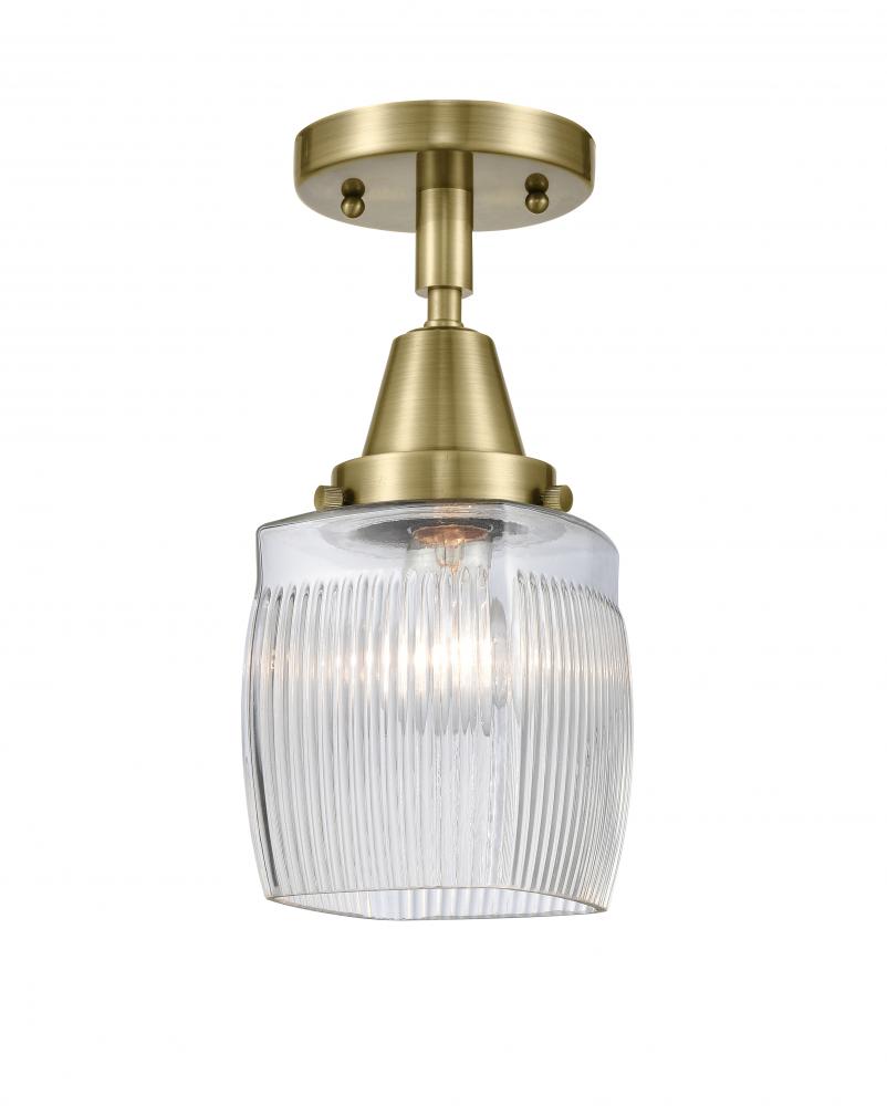 Colton - 1 Light - 6 inch - Antique Brass - Flush Mount