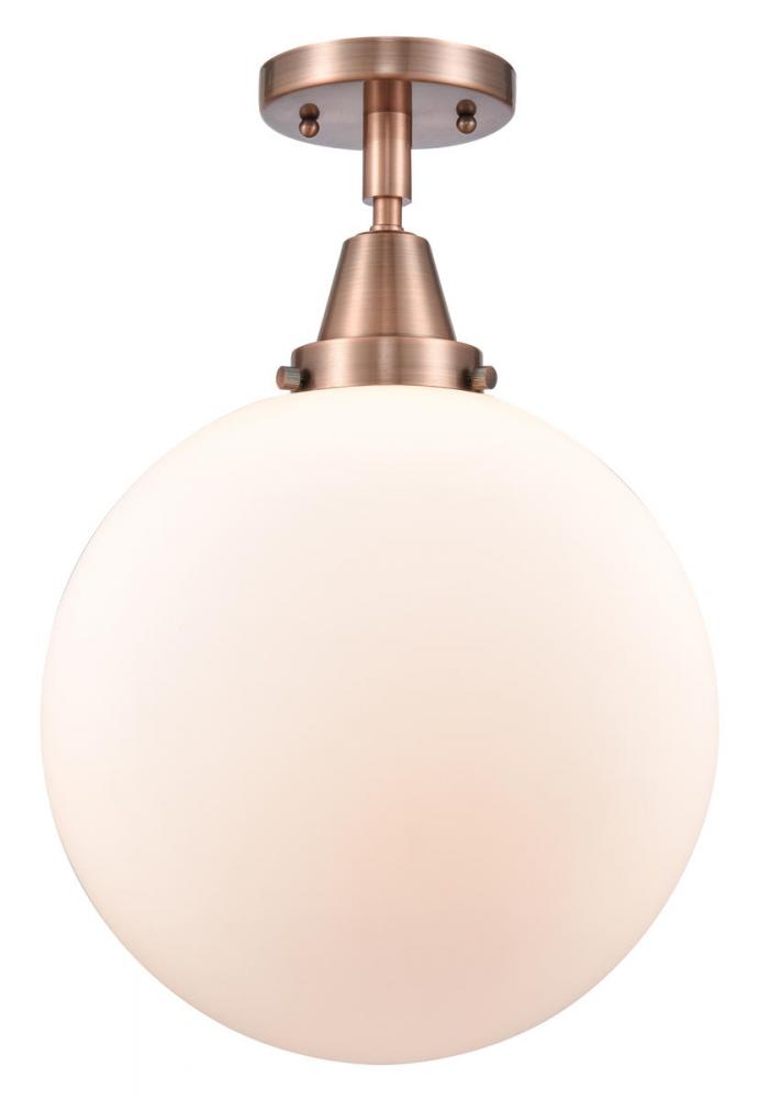 Beacon - 1 Light - 12 inch - Antique Copper - Semi-Flush Mount