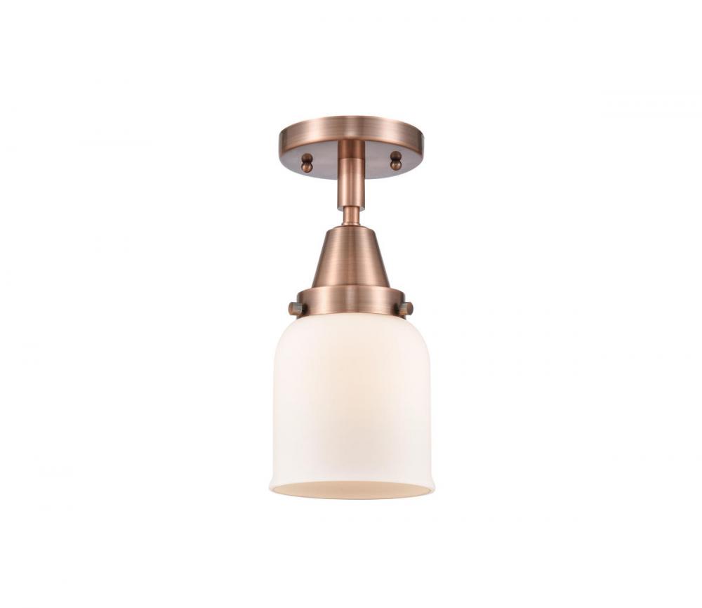 Bell - 1 Light - 5 inch - Antique Copper - Semi-Flush Mount