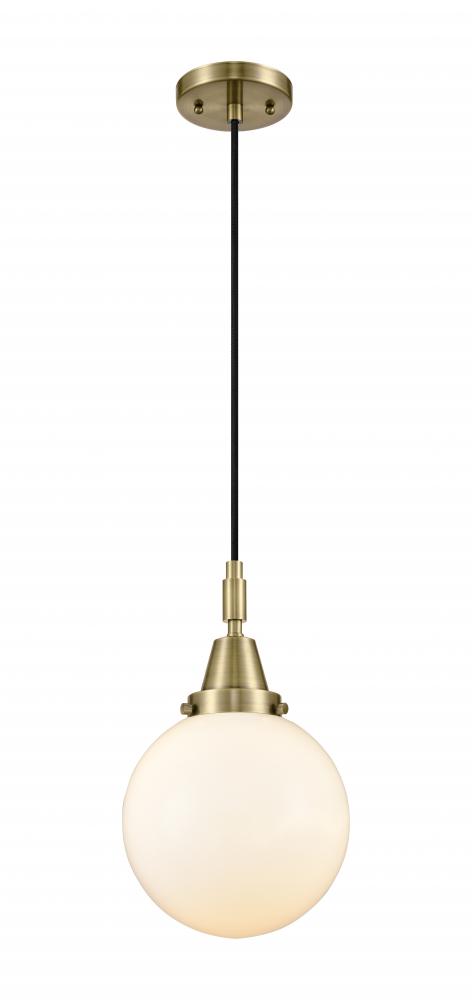 Beacon - 1 Light - 8 inch - Antique Brass - Mini Pendant